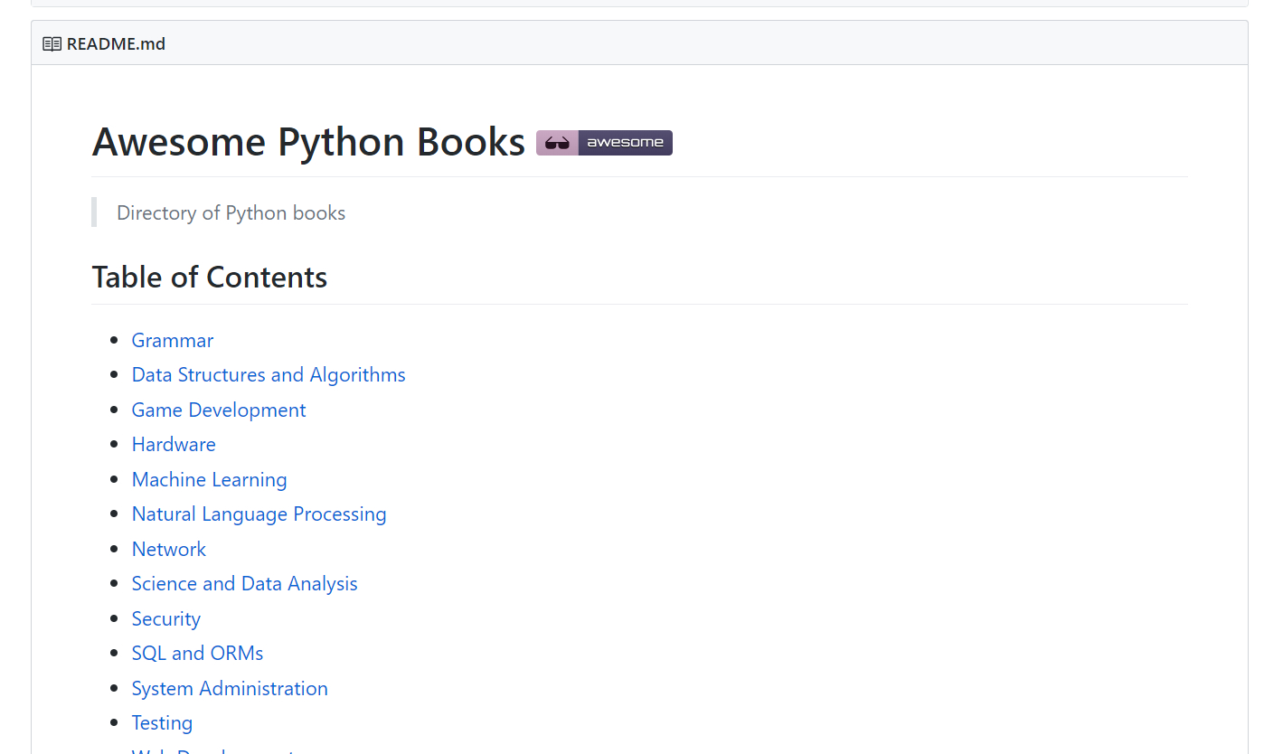 awesome python books