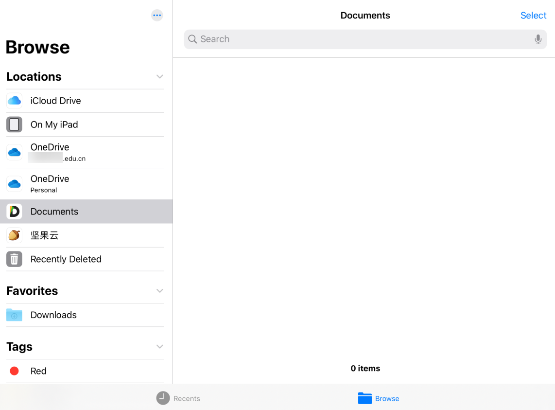 iPad OS 自带的 Files